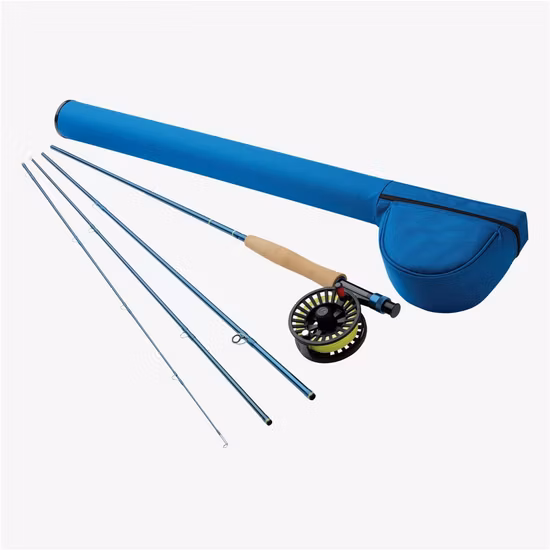 Vara de pesca com mosca, 4 peças, grafite de 9 pés e vara de mosca em branco de fibra de carbono Im7, guia cromado e vara de pesca durável, 4/5/6/7/9wt