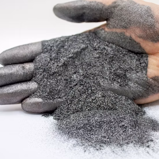 Floco de grafite amorfo 99% de alto carbono 50 Mesh Graphite Powder Flake para Li