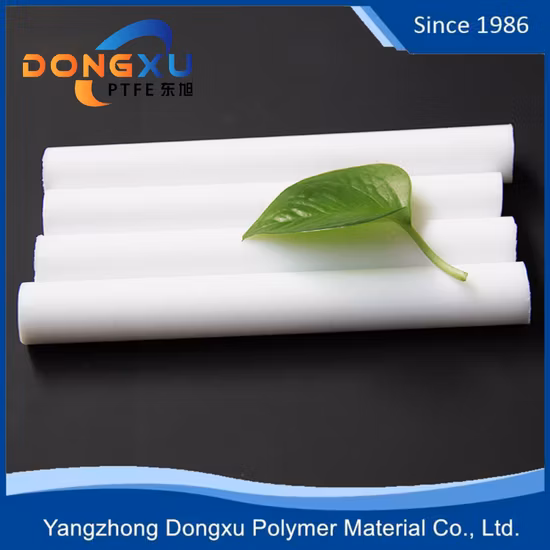 Barra redonda modificada PTFE Rod preenchida com fibra de carbono e grafite