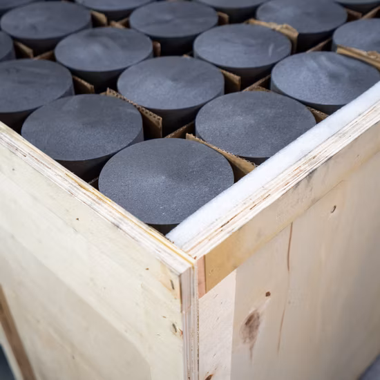 Haste de grafite de alta pureza para metal/cobre/alumínio/moeda/fundição/fundição/ouro/prata